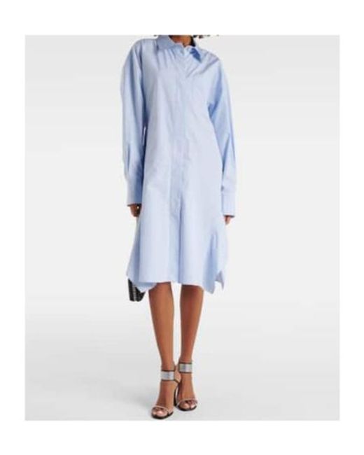 Stella McCartney Blue Cotton Shirt Dress