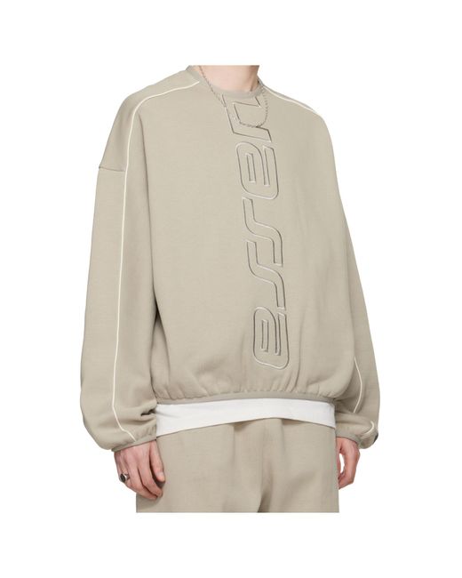 Fear Of God Gray Logo Sweatshirt for men