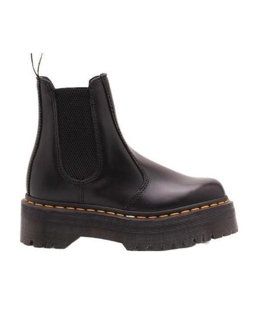 Dr. Martens Black 2976 Contrast-Stitch Chelsea Boots