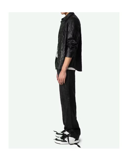 Zadig & Voltaire Black Serge Shirt for men