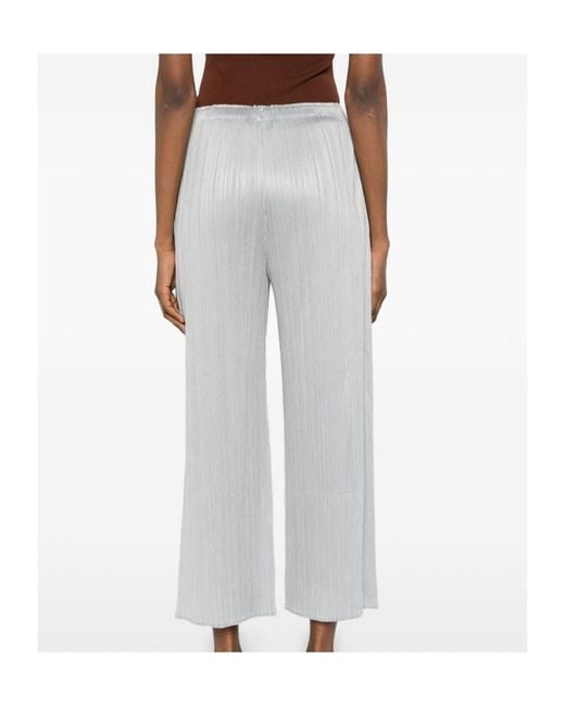 Pleats Please Issey Miyake White Pleats Please Issey Miyake Monthly Colors February Pleated Pants
