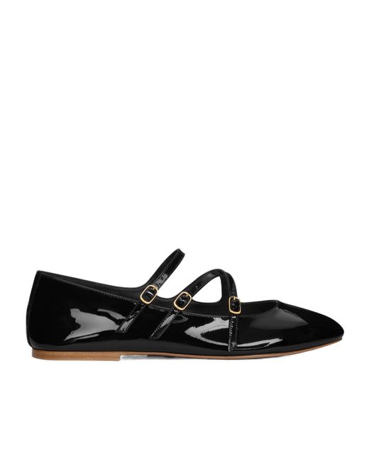 Céline Black Les Ballerines Criss-Cross Babies Ballerina