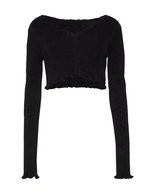 Jacquemus Black Solid Colour Jumpers
