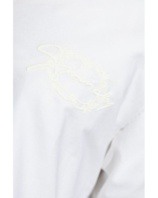 Givenchy White Collared Short-Sleeve Shirt for men