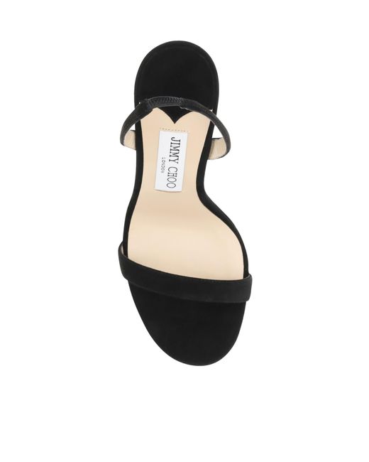Jimmy Choo Black Jenn 100 Sandals