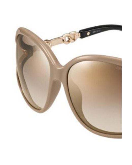 Jimmy Choo Metallic Round Sunglasses