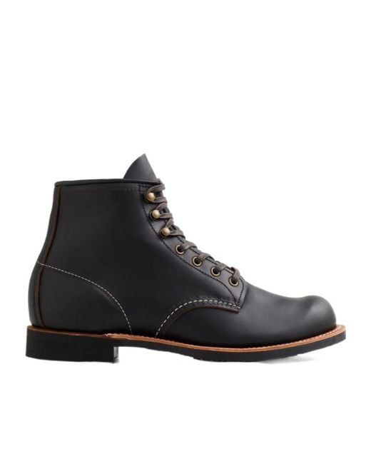 Red Wing Blacksmith Lace-Up Stitch-Detail Boots for men