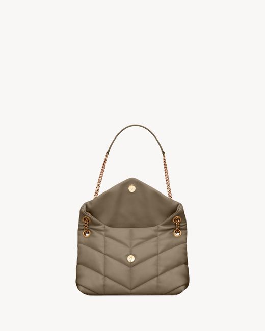 Saint Laurent Natural Puffer Small
