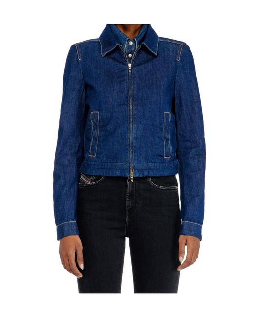 DIESEL Blue De-Corb Jacket