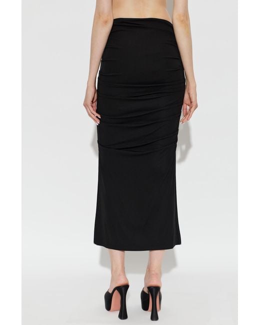 Cult Gaia Black Dany Knit Skirt