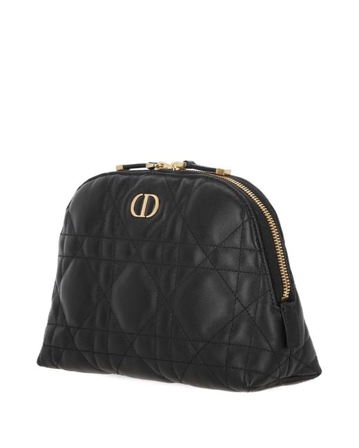 Dior Black Zipper Clutch