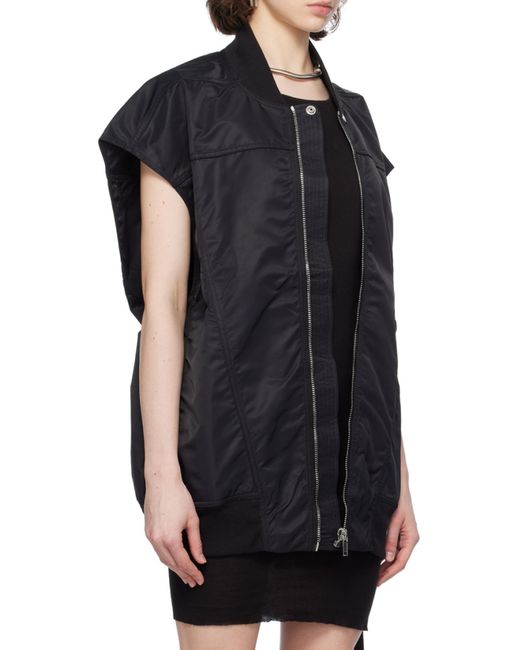 Rick Owens Black "Jumbo Flight" Vest