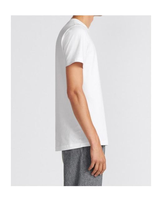 Dior White Homme Crewneck Short-Sleeved T-Shirt for men