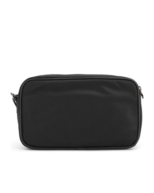 Kiton Black Ciro Logo Plaque Clutch Bag for men