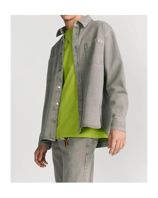 Dior Gray Overshirt for men