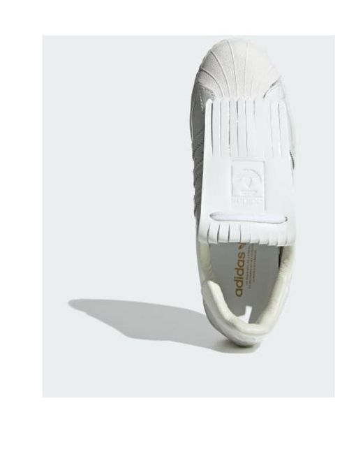 Adidas Originals White Superstar Sneakers