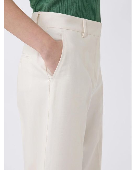 Weekend by Maxmara White Wide-Leg Trousers