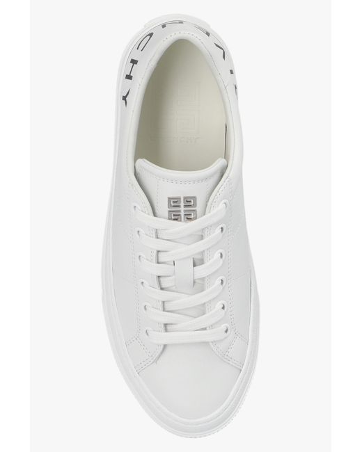 Givenchy White City Sport Low-Top Sneakers