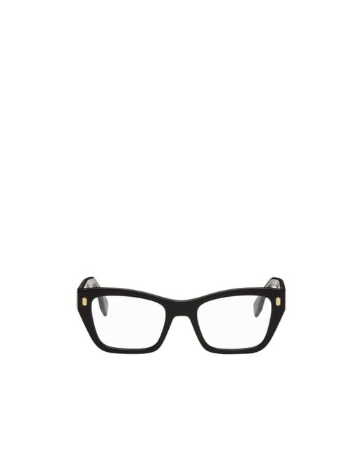 Fendi White Rectangular Optical Glasses
