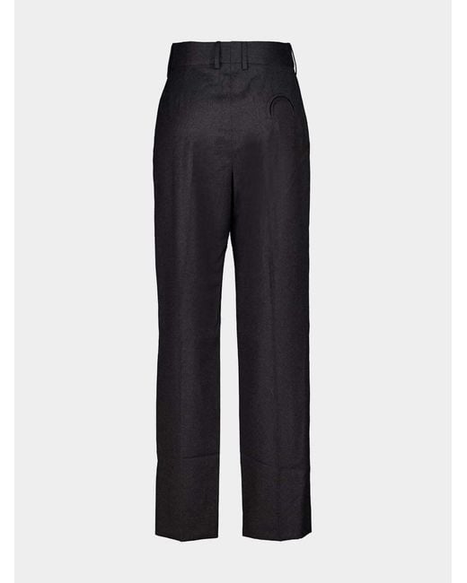 Blazé Milano Black Virgin Wool Trousers
