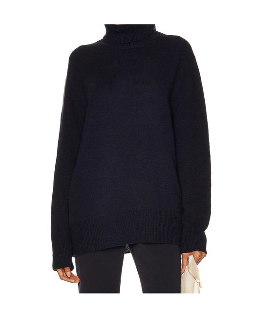 The Row Blue Long-Sleeved Sweater