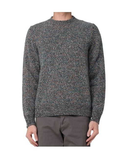 Barena Gray Crew-Neck Sweater for men