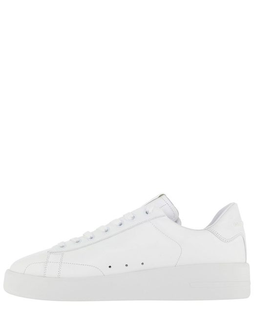 Golden Goose Deluxe Brand White Purestar Sneakers for men