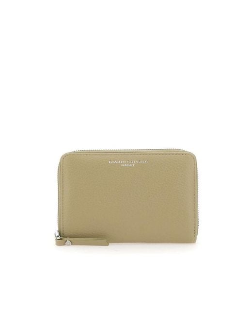 Gianni Chiarini Natural Grain Zip-Around Wallet