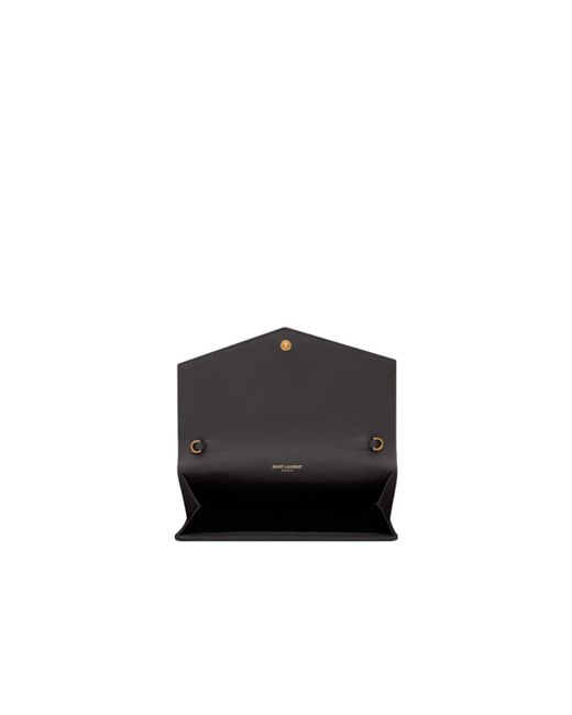 Saint Laurent Black Uptown Logo Crossbody Bag