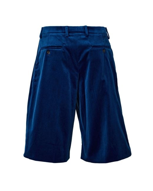 Gucci Blue Solid-Color Shorts for men