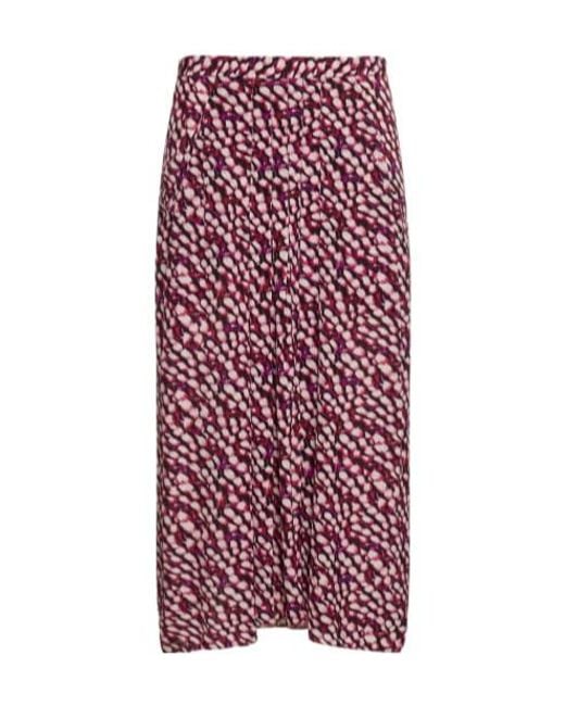 Isabel Marant Purple Eolia Print Skirt
