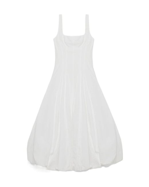 Jonathan Simkhai White Hally Cotton Midi Dress