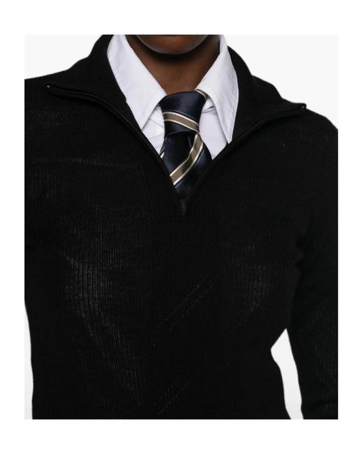 Frankie Shop Black Long-Sleeved Sweater