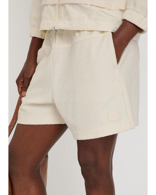 Moncler Natural Cotton Shorts