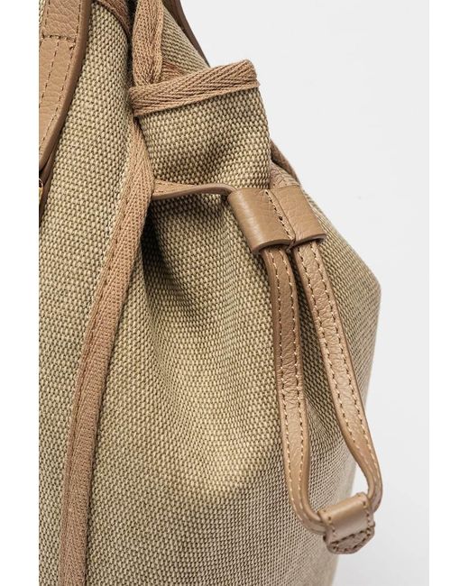 Furla Natural Twist-Lock Tote Bag
