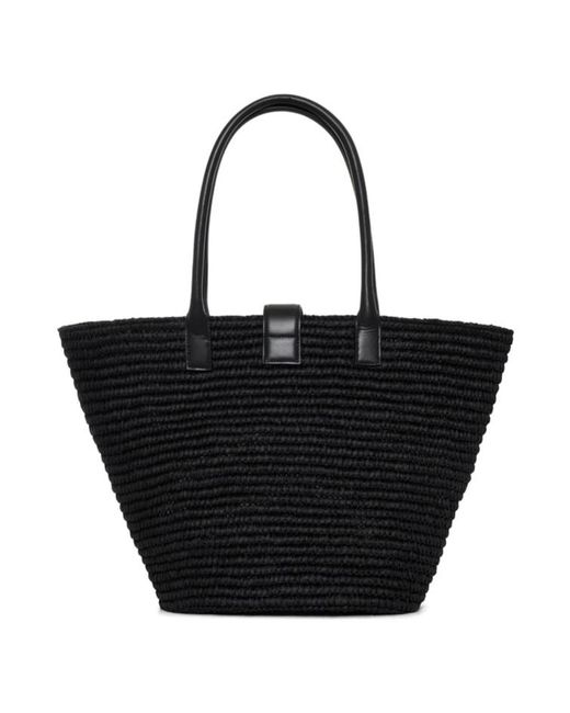 Anine Bing Black Lou Tote Bag