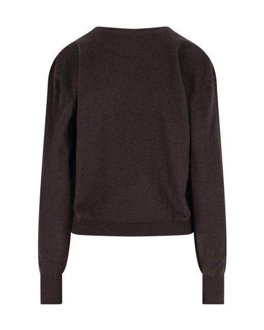 Paloma Wool Black Long-Sleeved Crewneck Jumper