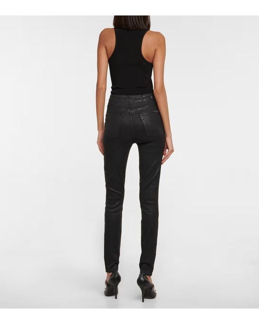 7 For All Mankind Black Belt-Loop Jeans