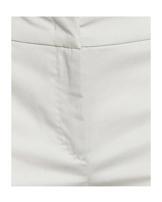 Weekend by Maxmara White Straight-Leg Trousers