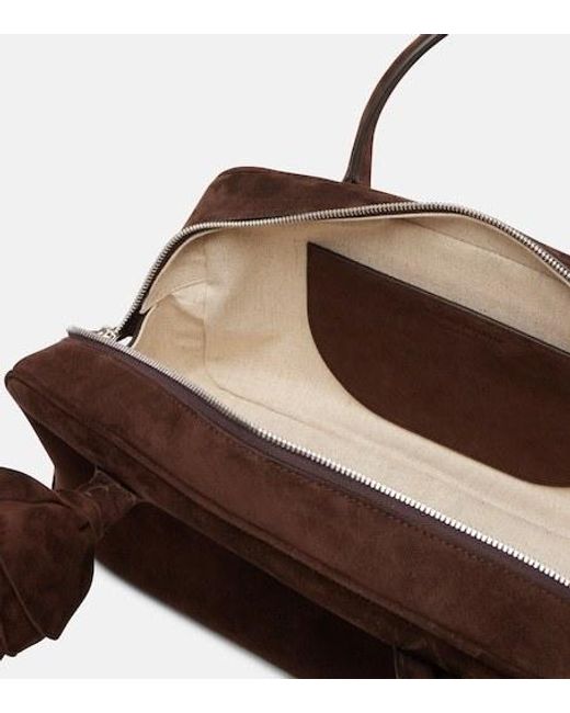 Magda Butrym Brown Brigitte Suede Tote Bag