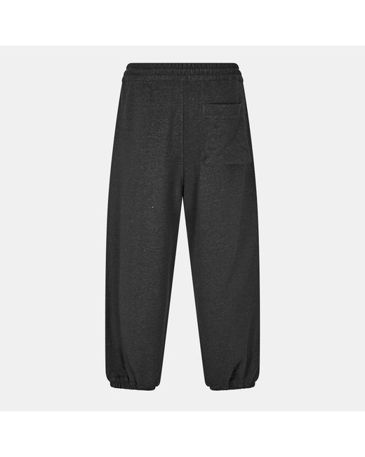 Vivienne Westwood Black Fleece-Lined Cuffed Jogger Sports Pants for men