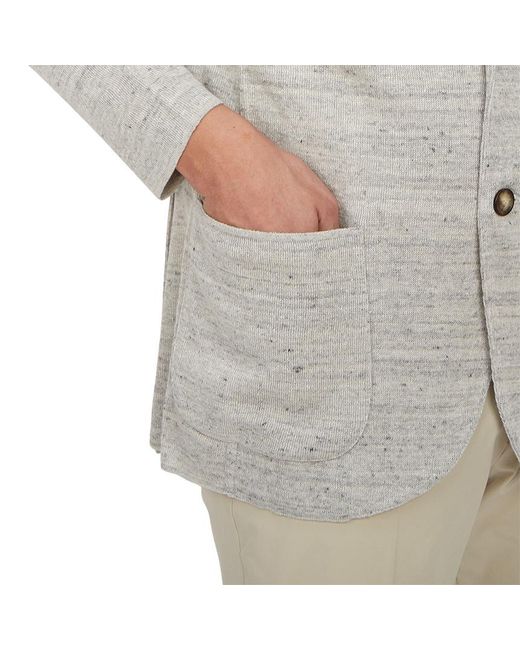 Lardini Gray Long-Sleeved Casual Jacket for men