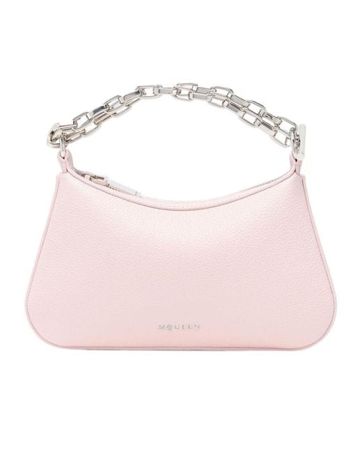 McQueen Pink Mini T-Bar Pouch Bag