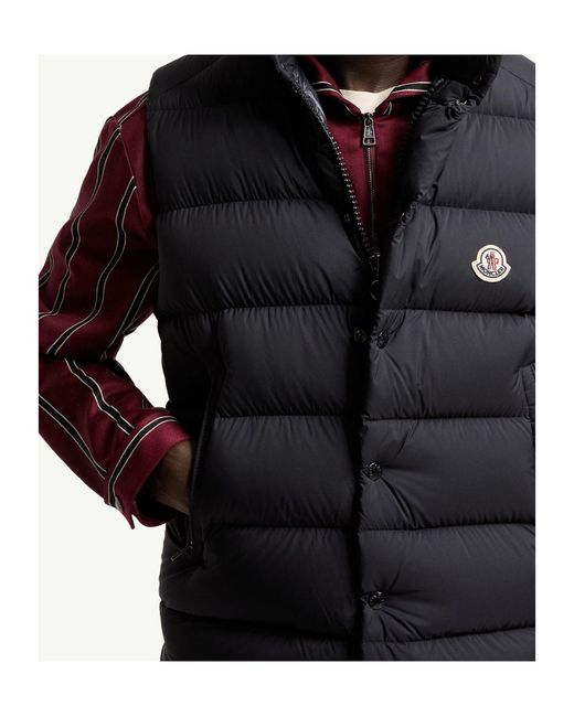 Moncler Black Tibb Down Gilet for men
