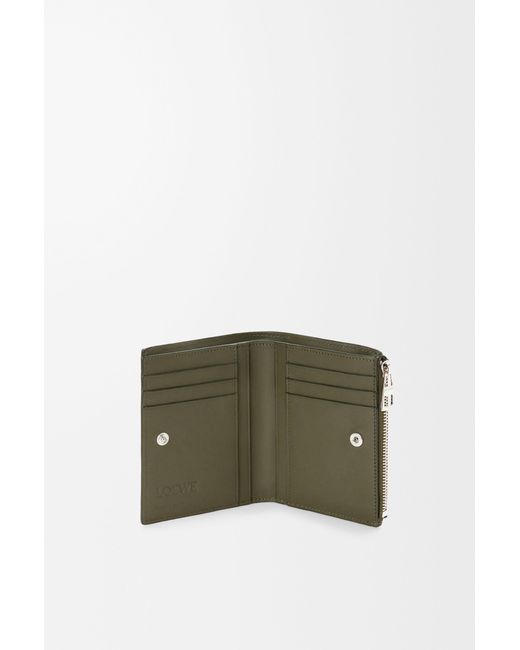 Loewe Green Slim Compact Wallet for men