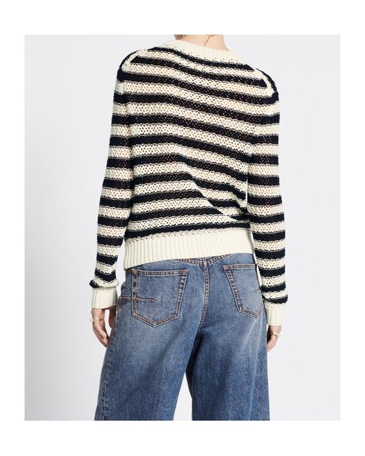 Dior Multicolor Striped Sweater
