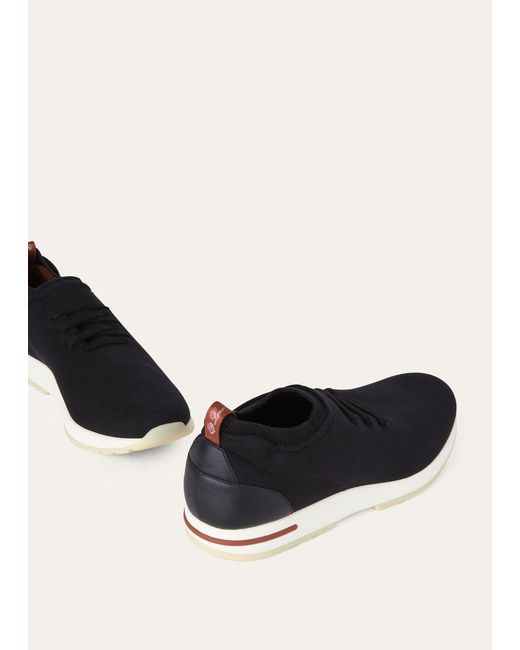Loro Piana Black 360 Lp Flexy Walk Sneakers for men
