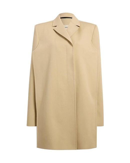 Khaite Natural Long-Sleeved Coat