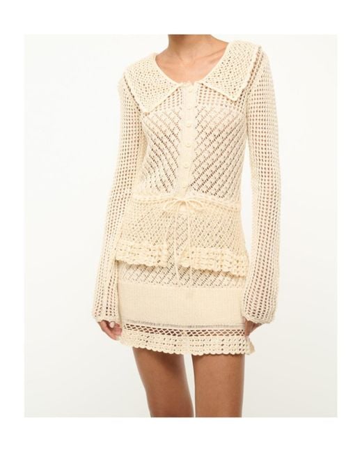 Staud Natural Long-Sleeved Sweater