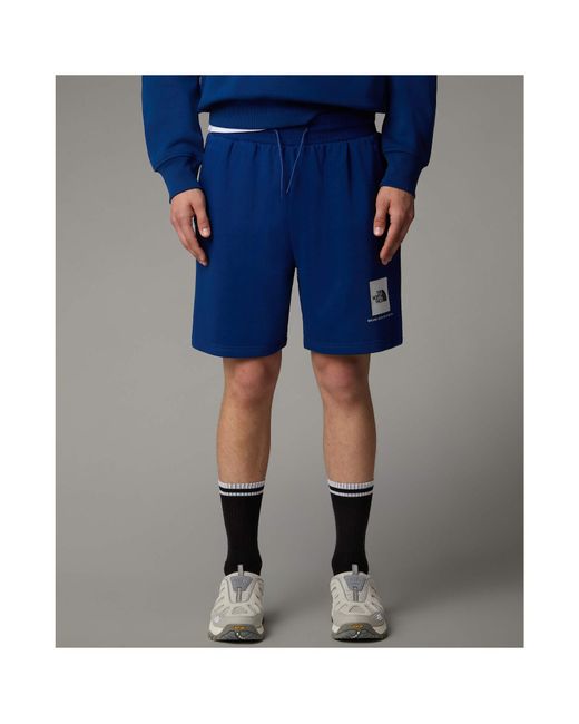 The North Face Blue Nse Box Regular Shorts for men